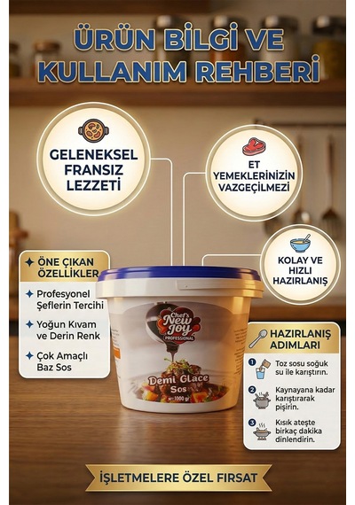 Demi Glace Sos 1000 G X 8 Adet - 1 Koli Koli Bazlı Avantaj Paketi