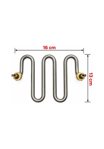 Semaver Çay Kazanı Makinası Rezistansı 1500 Watt Gri