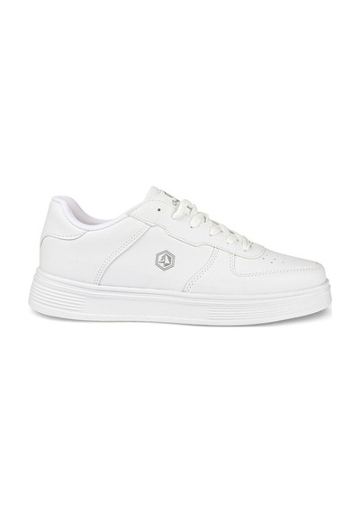 Crosberg 408-26 Cilt Deri Anatomik Taban Erkek Sneaker Beyaz