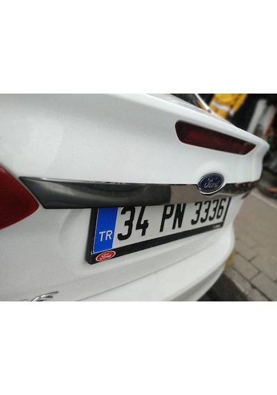 Ford Focus 3 Sedan 2012 2017 Bagaj Çıtası Paslanmaz Çelik Krom