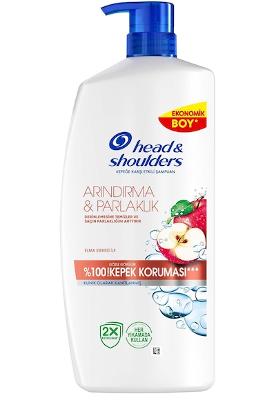 Head & Shoulders Arındırma & Parlaklık Kepeğe Karşı Etkili Şampuan 800 ML