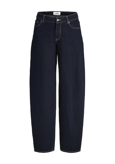 Jack & Jones Kadin Barrel Fit %100 Pamuk Jean - Fuji - 12287824 Dark Blue Denim