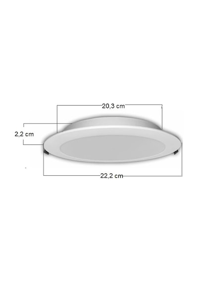 2 Adet Zmr 18w Beyaz Işık Slım Backlıght Panel Armatür Beyaz