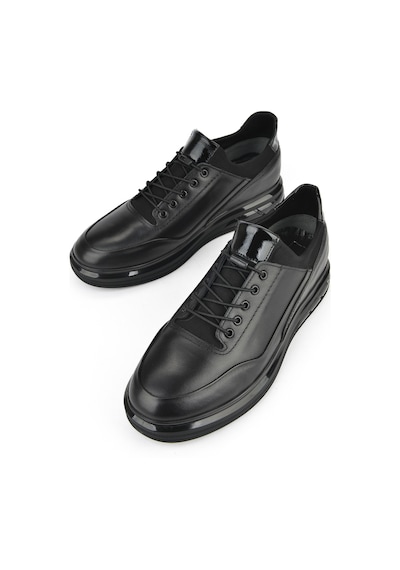 Ziya, Erkek Hakiki Deri Sneaker 153498z1760 Siyah 153498z1760 000 Siyah