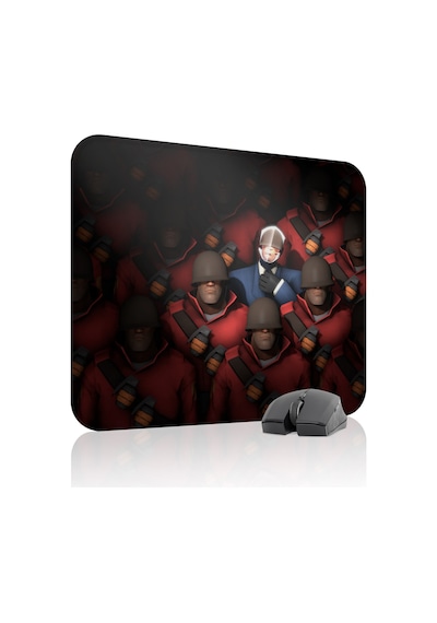 Team Fortress Kaymaz Dikişli Kauçuk Oyuncu Mousepad V3 - 48x40 Xl Gaming Mouse Pad Fare Altlığı