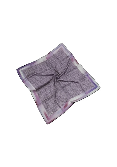 Mim Eşarp Mısırlı Eşarpları Cocoon Sport Twill Eşarp Lila - Beyaz