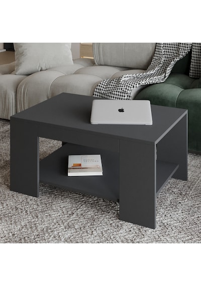 Lina Orta Sehpa Modern Minimal Tasarım Antrasit