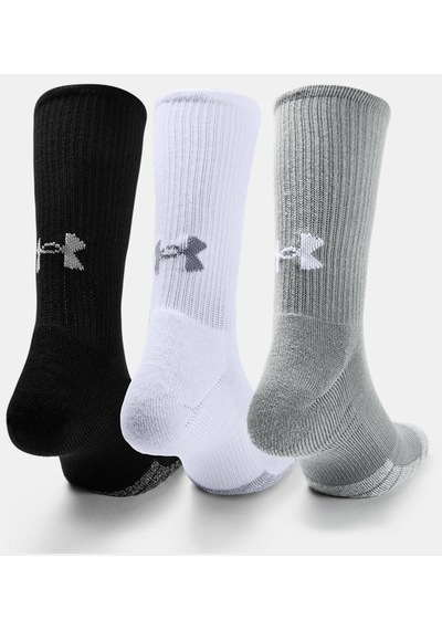 Under Armour Yetişkin HeatGear® Crew Çorap 3'lü Paket 1346751-035 Çok Renkli