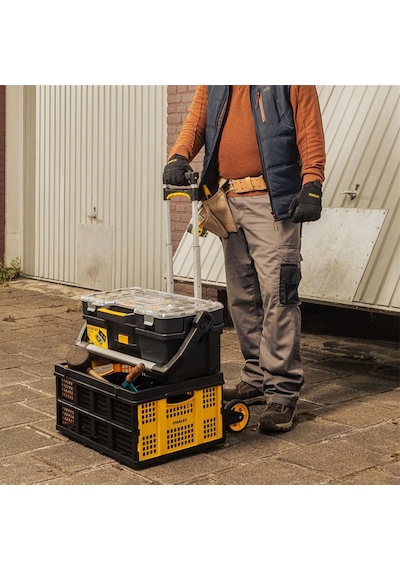 Stanley Ft509 70kg Katlanır Alüminyum El Arabası + Ft505 25kg Katlanır Çok Amaçlı Taşıma Sepeti