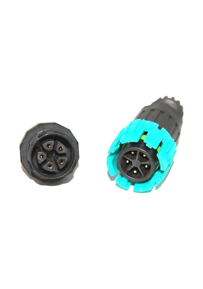 Wpı-m19-mf-05m16 Ip68 5 Pin Erkek-dişi Kablo Birleştirme Konnektrörü Ttf