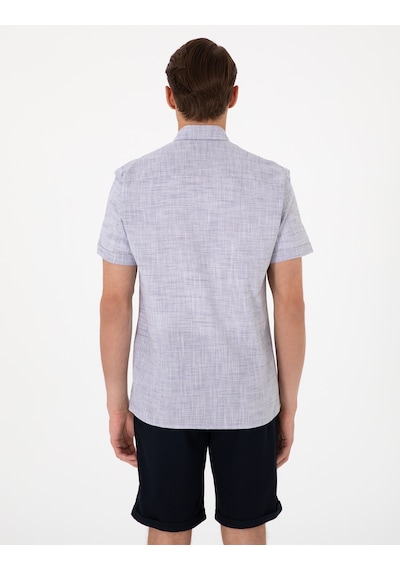 Pierre Cardin Erkek Lacivert Gömlek Kısa Kollu 50306950-vr033 Lacivert