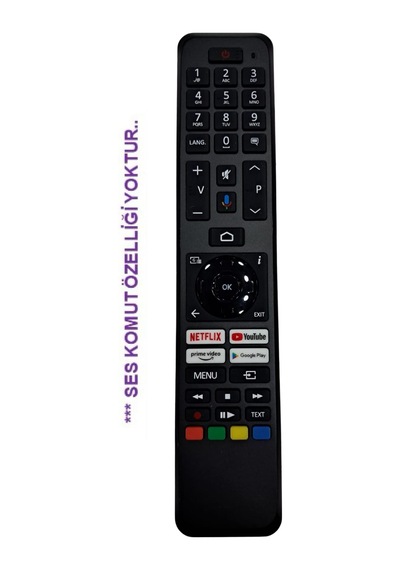 Toshıba Lcd Netflix-youtube-prime Video-google Play-play Tuşlu Lcd Led Tv Kumandası