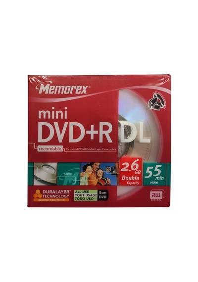 Delux Serisi Memorex Mini Dvd+r Dl 60 Dk 1 Adet Optik Disk Kamera Diski Cekum Medyasi