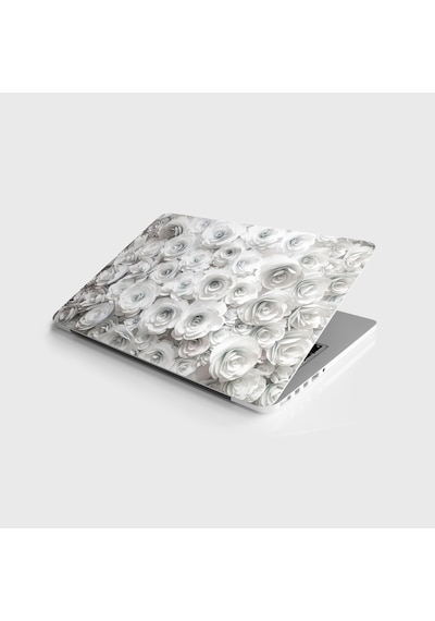 Laptop Sticker Notebook Pc Kaplama Etiketi 3d Metal Çiçek