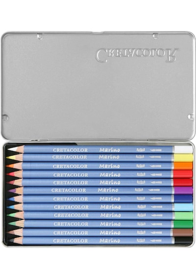 Cretacolor Marino Aquarelle Pencils 12 Renk