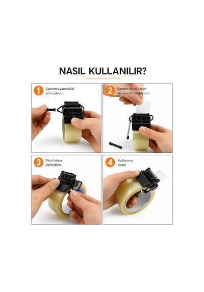 Bant Kesme Aparatı El Tipi Koli Bandı Kesici Paketleme Ambalaj Kesme Aparatı 1