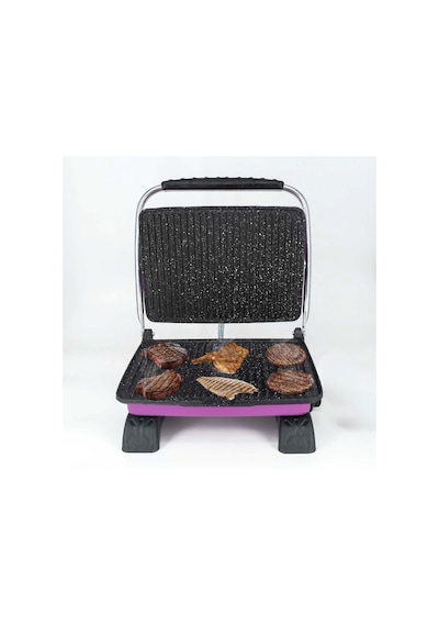 Elis Concept & Dökümix Demir Döküm Granit Lila 1800 Watt 4-6 Dilim Ev-sanayi-büfe Tipi Tost Makinası Ve Izgara