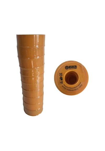 10 Adet Teflon Bant Büyük Sıhhi Tesisat Su Sızdırmazlık Bandı 19mm X 30 Mt Doğalgaz Tesisat Bandı