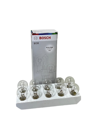 Eco 12v/21w 5w 1016 Bay15d Çift Duy, Şaşı Düz Tırnak, Fren, Stop, Sis Ampulü 10 Adet