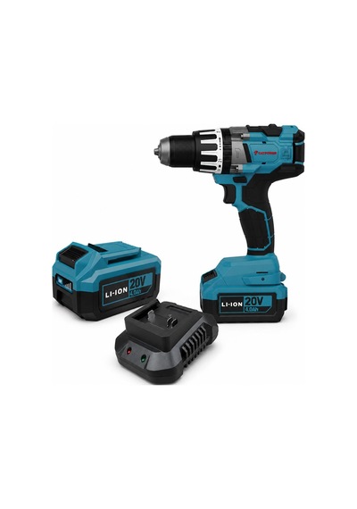 Kömürsüz Akülü Darbeli Vidalama 120nm 13 Mm 20v Li-ion Set 4.0ah - K-catpower4210set-net