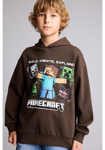 Defacto Minecraft Lisanslı Baskılı Kapüşonlu İçi Yumuşak Tüylü Kalın Sweatshirt Kumaşı Sweatshirt Erkek Çocuk I3311a826wnbn603 Kahve-bn603 Defacto Minecraft Lisanslı Baskılı Kapüşonlu İçi Yumuşak Tüylü Kalın Sweatshirt Kumaşı Sweatshirt Erkek Çocuk I3311a826wnbn603 Kahve-bn603