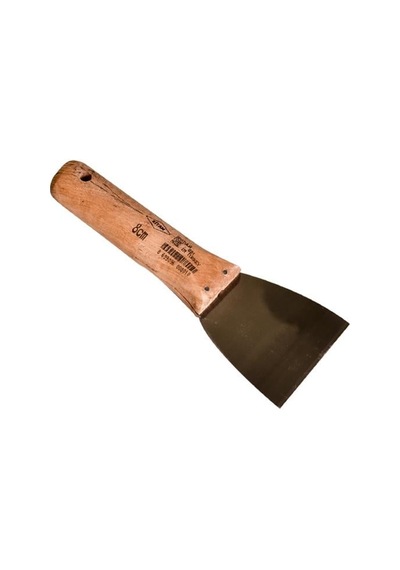 801 8cm Ağaç Saplı Spatula 1 Adet Diğer