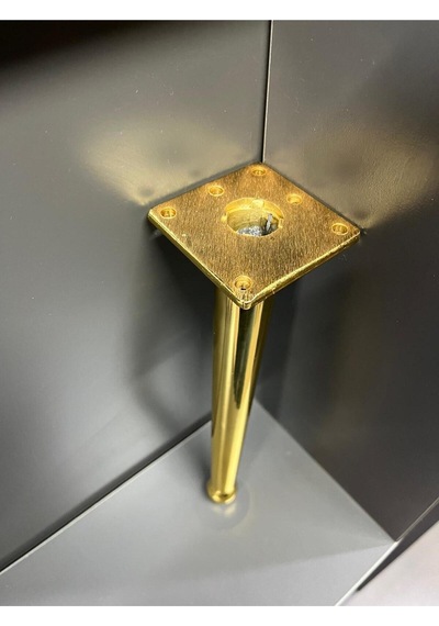 Bone Metal Ayak 25cm Altın Renk Koltuk Puf Dolap Tv Ünite Modern Mobilya Ayağı Komidin Gold