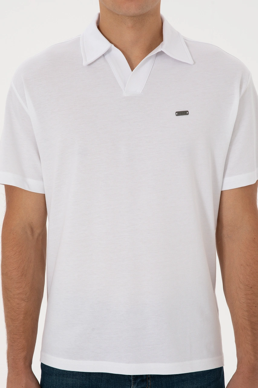 U.s. Polo Assn. Erkek Beyaz Tişört 50324787-vr013 Beyaz