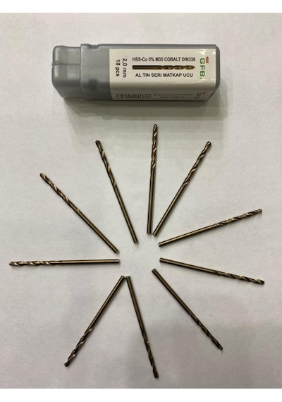 Gfb Hss-cobalt Matkap Ucu 2 MM 10adet