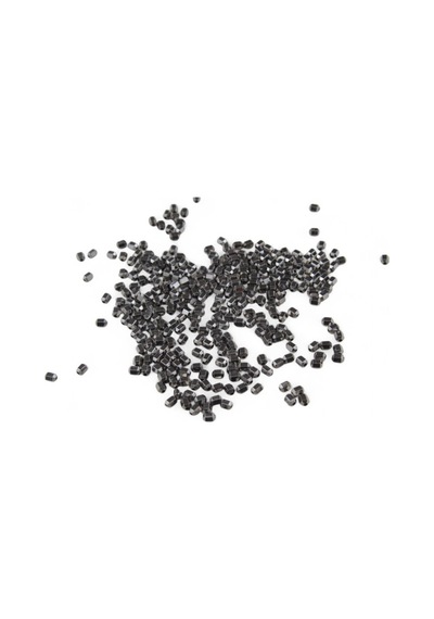 5x4 Mm Metalik Gri Plastik Boncuk 30 Gr 640 Adet