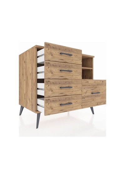 Kronos Şifonyer 2 Raflı 5 Çekmeceli 88x59x80 Çam-çam Çam Kronos Şifonyer 2 Raflı 5 Çekmeceli 88x59x80 Çam-çam Çam