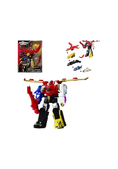 Bandai Power Rangers Megaforce Build & Morph Gosei Great Megazord Figür