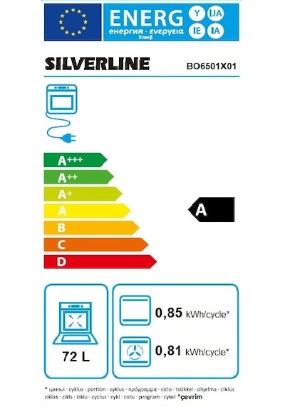 Silverline BO6501X01 S1 Ankastre Fırın Inox