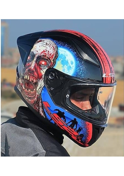 Ls2 Rapıd 2 Race Zombıe Fullface Motosiklet Kaskı Siyah