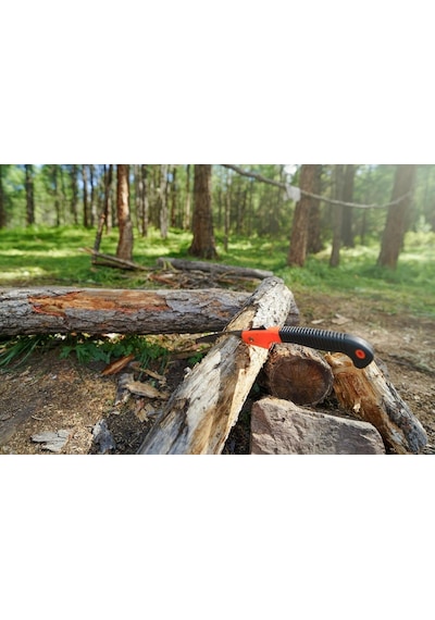 Tr Fiber Saplı Balta Ve Katlanabilir Testere Seti Kamp Outdoor Bahçe Odun Kesme Ağaç Budama Profesyonel Dayanıklı