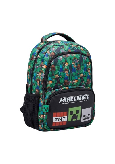Minecraft Okul Çantası Ve Beslenme Çantası Çok Renkli