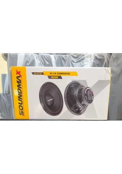 Soundmax Sx-rt12-1500w Max-400w Rms Kaliteli-profesyonel-30 Cm Woofer