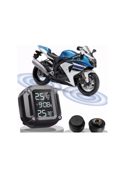 Sh Powermaster Pm-28656 Motosiklet Kablosuz Lastik Basınç Ve Sıcaklık İzleme Sistemi Tpms Najmaddin Diğer