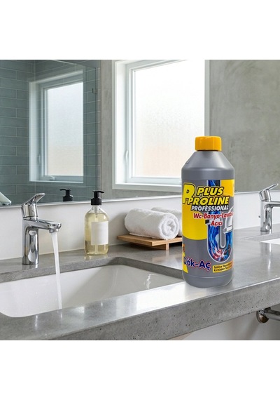 Plus Prolıne Sıvı Lavabo Açar 1.000gr Dök-aç - 12'li Paket Diğer