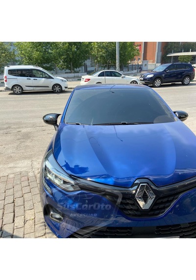 ŞüsCarOto Renault Clio 5 2019 Sonrası Batman Yarasa Ayna Kapağı Piano Black ABS Plastik (00)