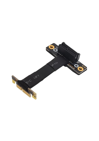 5086 Pcı-e Express 1x Dişi Erkek Riser Yükseltici Uzatma Kablosu 10cm