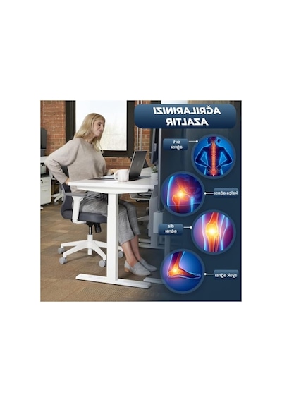 Ergonomik Ayak Desteği - Ofis Ve Oyun Koltukları İçin Rahatlatıcı Tabure