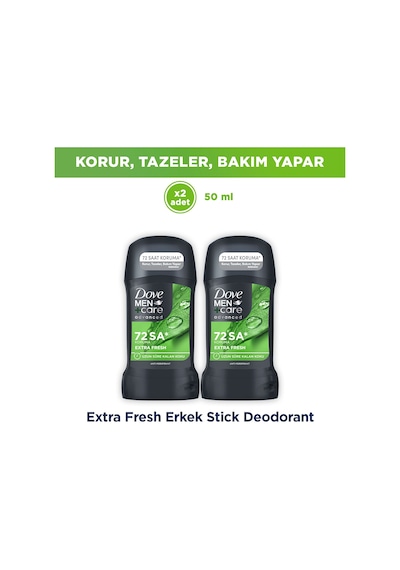 Dove Men +care Erkek Stick Deodorant Extra Fresh 50 Ml X2