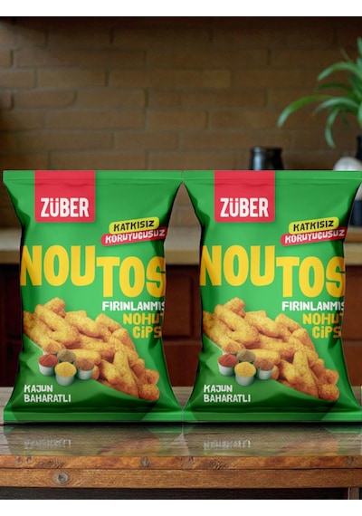Kajun Baharatlı Nohut Cipsi 55 G X 2 Adet
