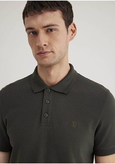 Mavi Koyu Yeşil Erkek T-shirt M064946-71587 Koyu Yeşil