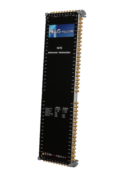 Mag Platinum Mp 10/72 Multiswitch - 10 Giriş 72 Çıkışlı Merkezi Uydu Santrali Hybrid 4k Ve 3d Destekli