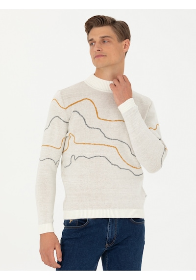 Cacharel Erkek Camel Kazak /triko 50272281-vr015 Kahverengi