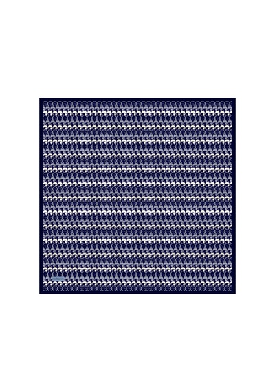 Cacharel Lacivert Logo Desenli İpek Twill Eşarp Lacivert Logo Desenli Lacivert Logo Desenli