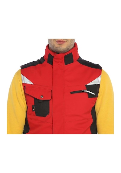 James Nicholes Erkek Softshell Yelek Kırmızı