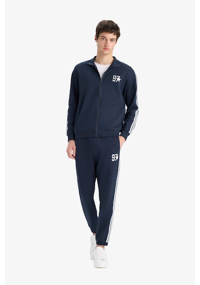 Defacto Nefes Alabilen Boxy Fit Sweatshirt F0106AX25AU Lacivert